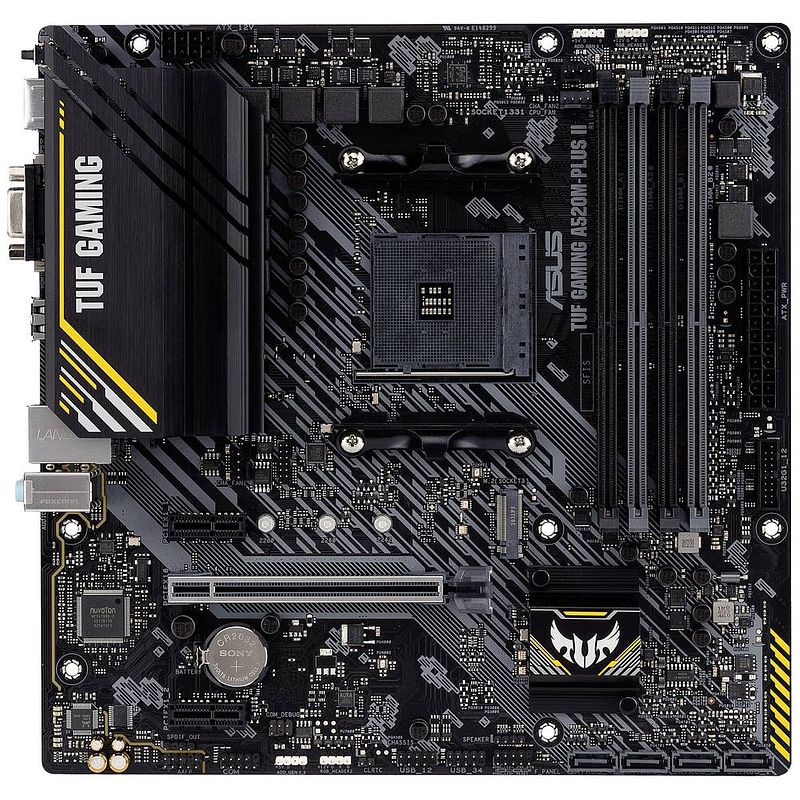 Foto van Asus tuf gaming a520m-plus ii moederbord socket amd am4 vormfactor atx moederbord chipset amd® a520