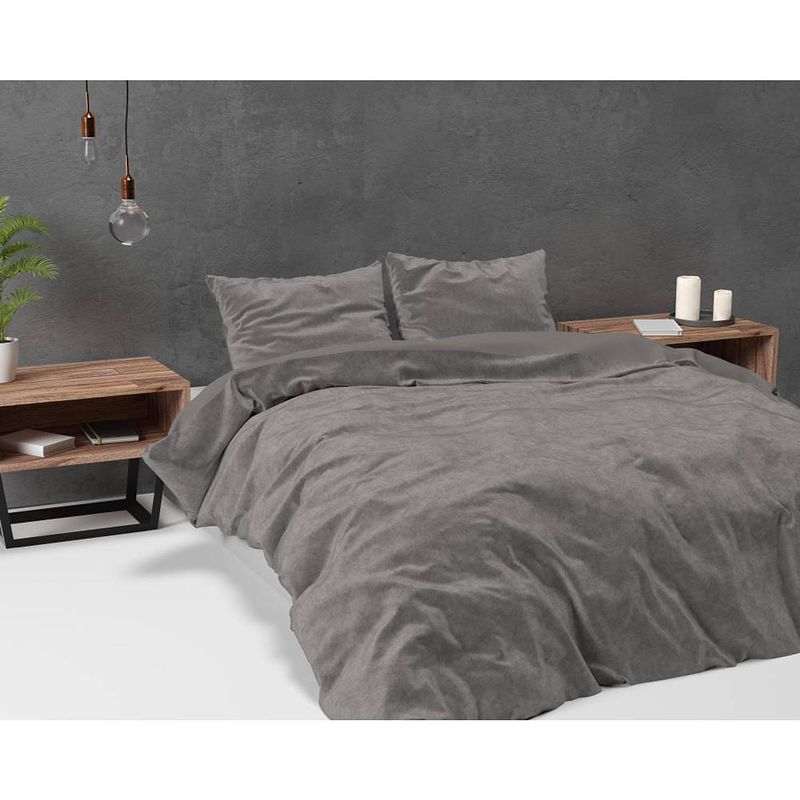 Foto van Sleeptime dbo st velvet uni grey 200x220