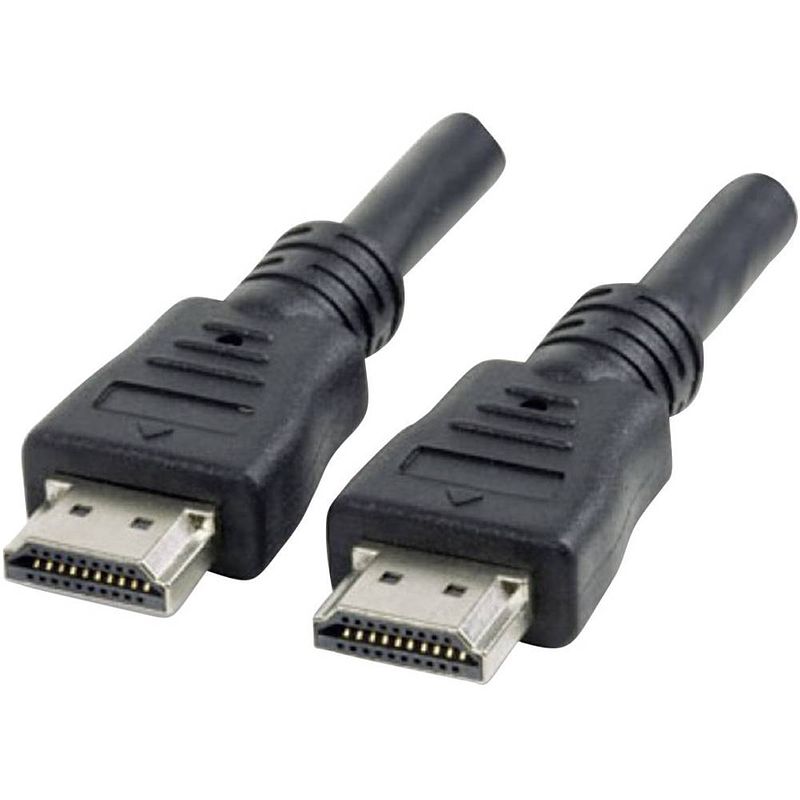 Foto van Manhattan hdmi aansluitkabel hdmi-a stekker, hdmi-a stekker 5.00 m zwart 306133-cg hdmi-kabel