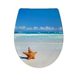 Foto van Cedo wc-bril cavallino beach starfish - wit