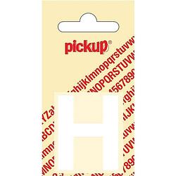 Foto van Plakletter helvetica 40 mm sticker witte letter h