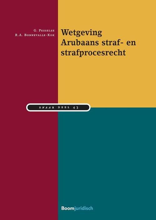 Foto van Wetgeving arubaans straf- en strafprocesrecht - g. pesselse, r. bonnevalle-kok - paperback (9789462909649)