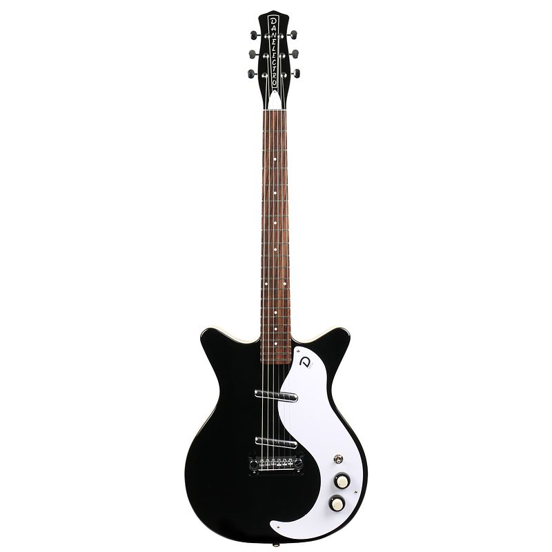 Foto van Danelectro dc59 m nos back to black elektrische gitaar