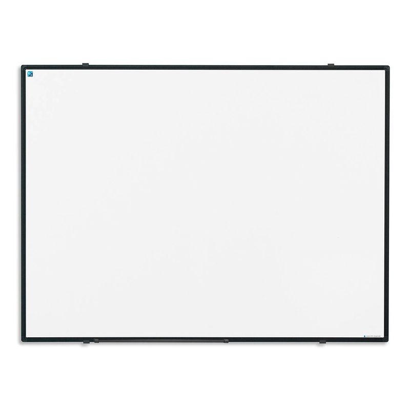 Foto van Whiteboard gelakt staal - softline profiel zwart - 90x120 cm