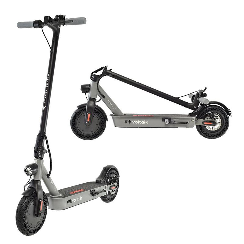 Foto van Street surfing - voltaik elektrische scooter - step - ion - 400w voormotor - zwart