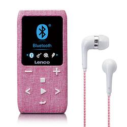 Foto van Mp3/mp4 speler met bluetooth en 8 gb micro sd kaart lenco xemio-861pk roze