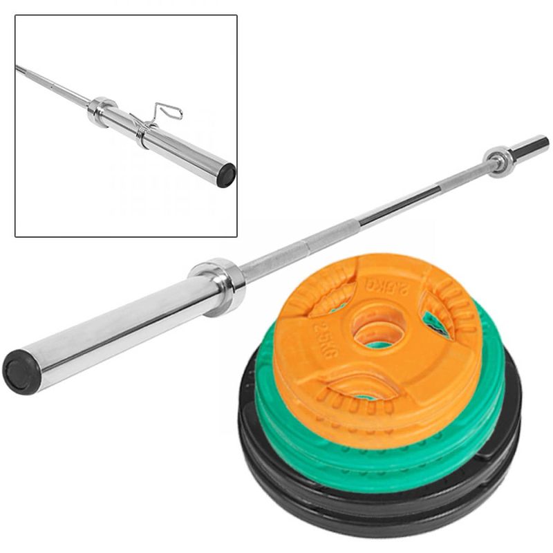 Foto van Gorilla sports halterset 51 kg - gripper gietijzer - 50/51 mm