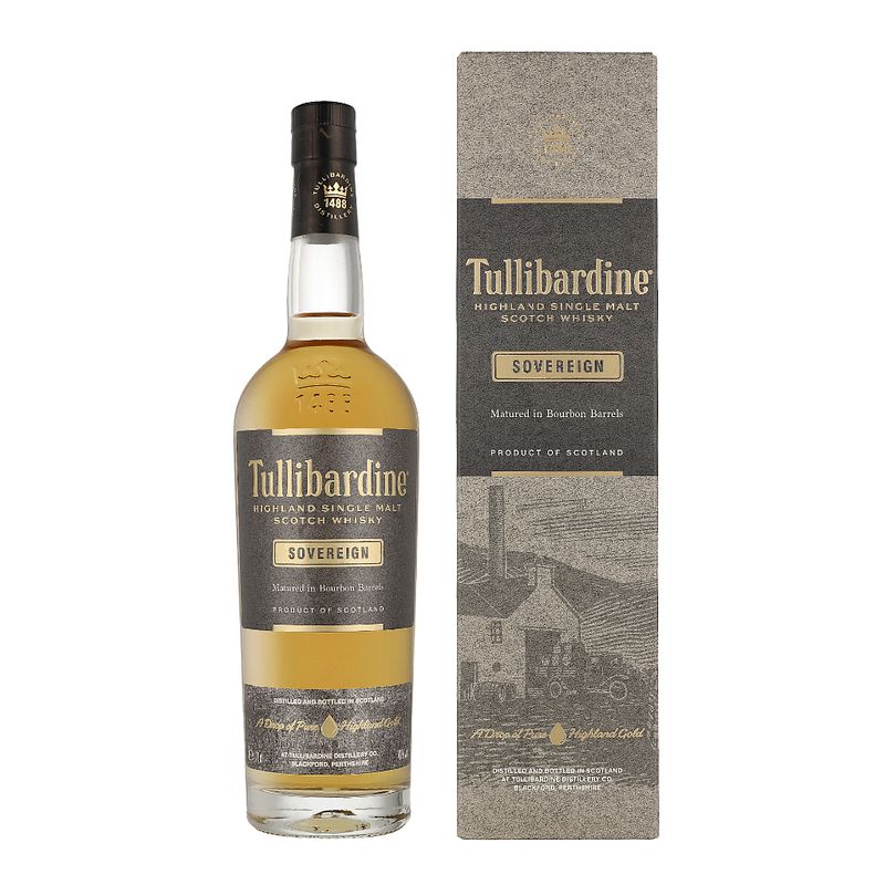 Foto van Tullibardine sovereign 70cl whisky + giftbox