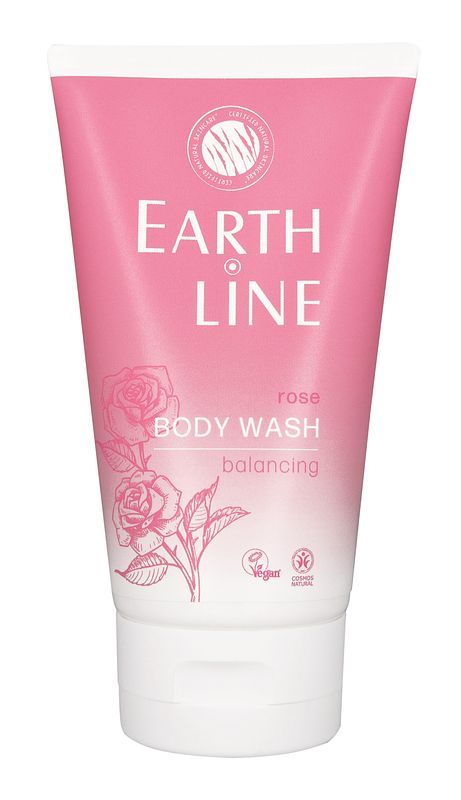Foto van Earth line rose bodywash