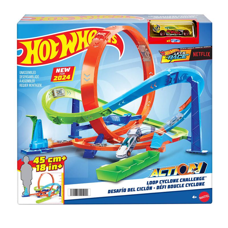 Foto van Hot wheels actie cycloon loopingset