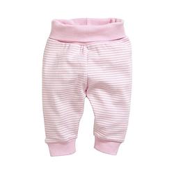 Foto van Schnizler babybroek interlock wit/roze maat 92