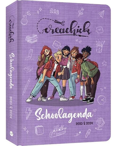 Foto van Creachick schoolagenda 2023 - 2024 - creachick - hardcover (9789045327907)