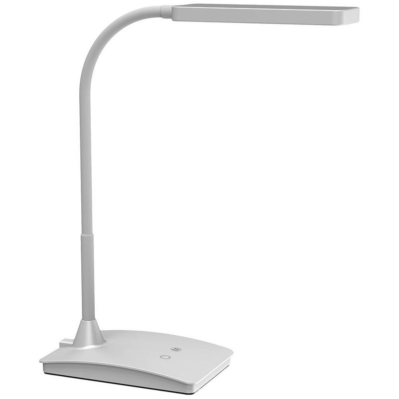 Foto van Maul maulpearly colour vario 8201795 led-bureaulamp 6 w energielabel: d (a - g) zilver