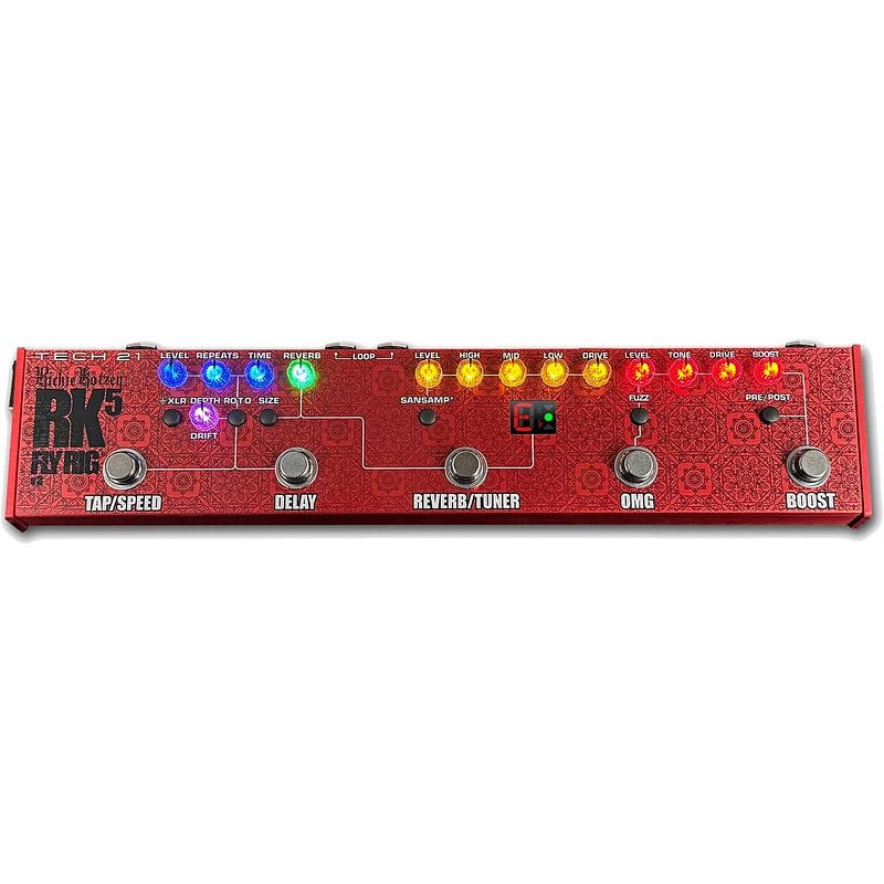 Foto van Tech 21 richie kotzen rk5 signature fly rig v3 multi-effectpedaal