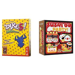 Foto van Spellenbundel - kaartspellen - 2 stuks - take 5! & sushi go party