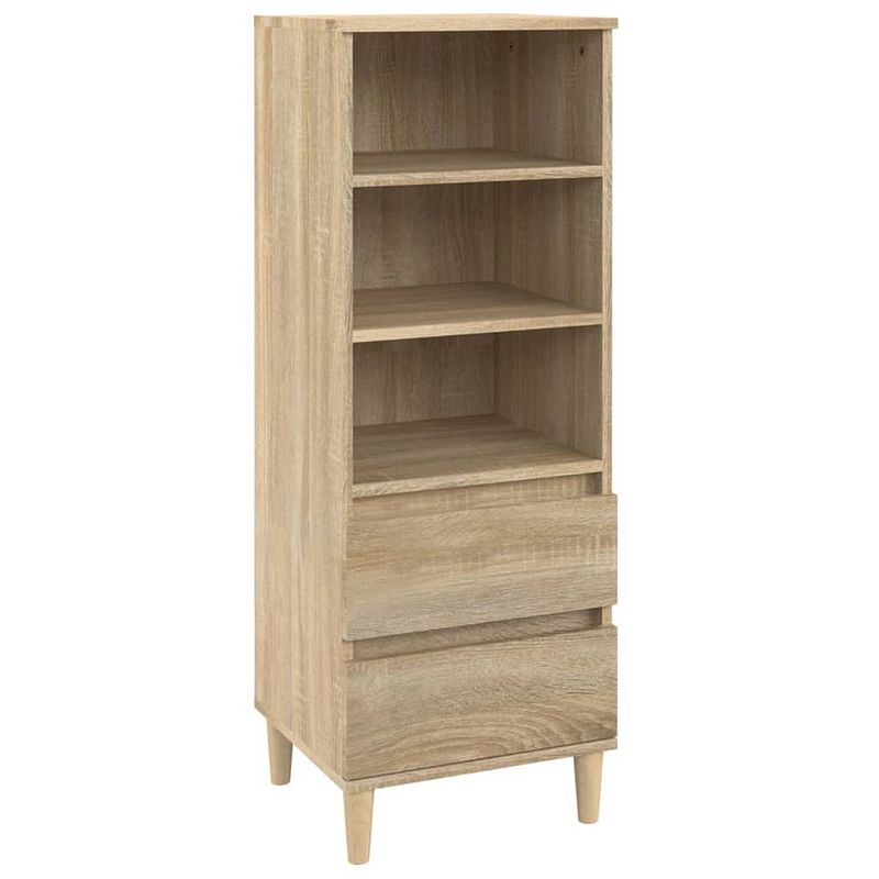 Foto van Vidaxl hoge kast 40x36x110 cm bewerkt hout sonoma eiken