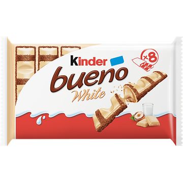 Foto van Kinder bueno white 16 stuks 312 g bij jumbo