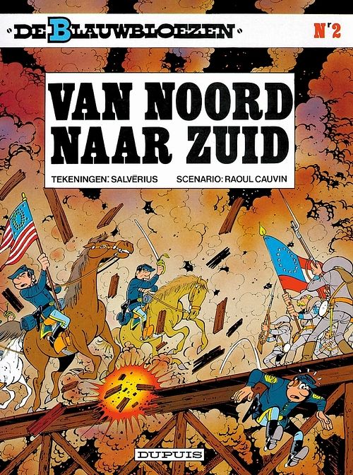 Foto van De blauwbloezen - 2 - van noord naar zuid - raoul cauvin - paperback (9789031403295)