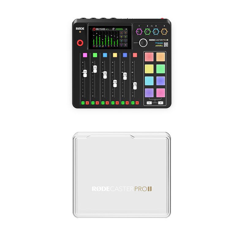 Foto van Rode rodecaster pro 2 + rodecover 2