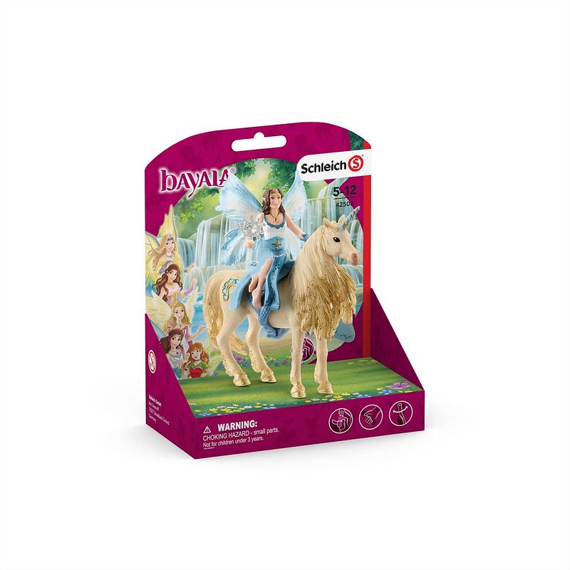 Foto van Schleich eyela riding on golden unicorn