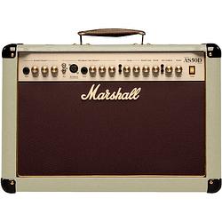 Foto van Marshall as50d cream 50w 2x8 akoestische gitaarversterker combo