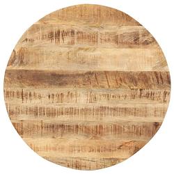 Foto van Vidaxl tafelblad rond 15-16 mm 40 cm massief mangohout