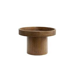 Foto van Side table 50x35 cm kalomo wood dark brown