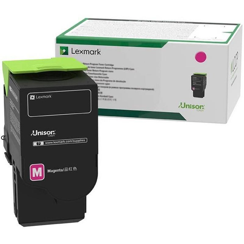 Foto van Lexmark lexmark unison-tonercartridge - magenta - laser - standaardopbrengst - 1000 pag