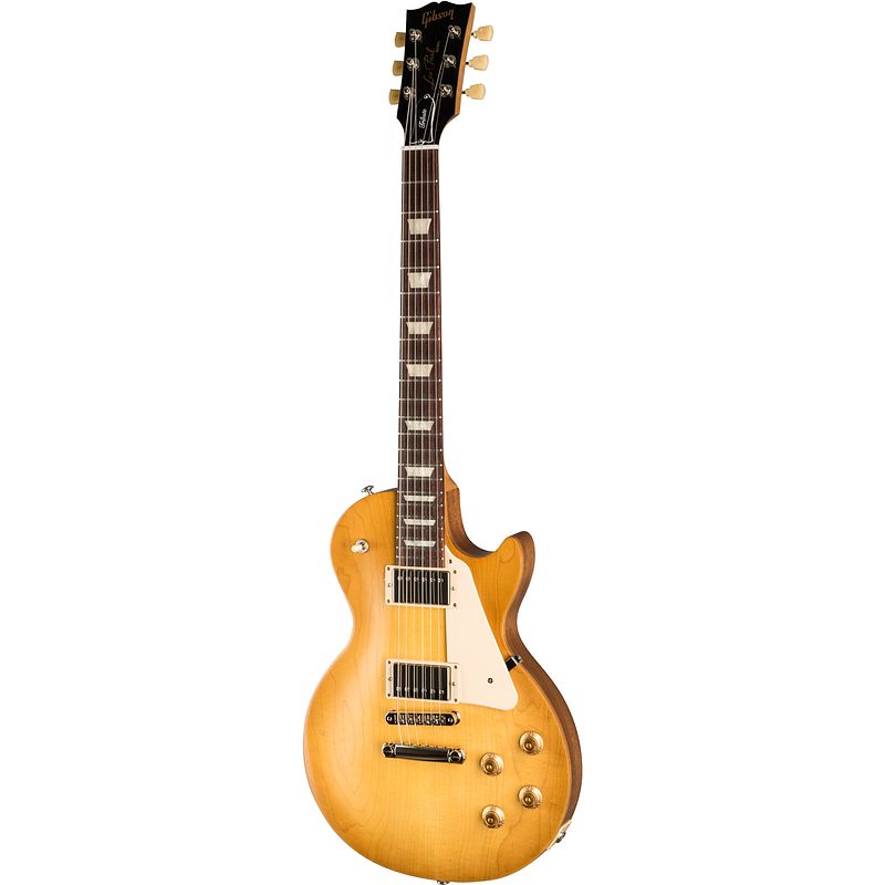 Foto van Gibson modern collection les paul tribute satin honeyburst elektrische gitaar met soft shell case