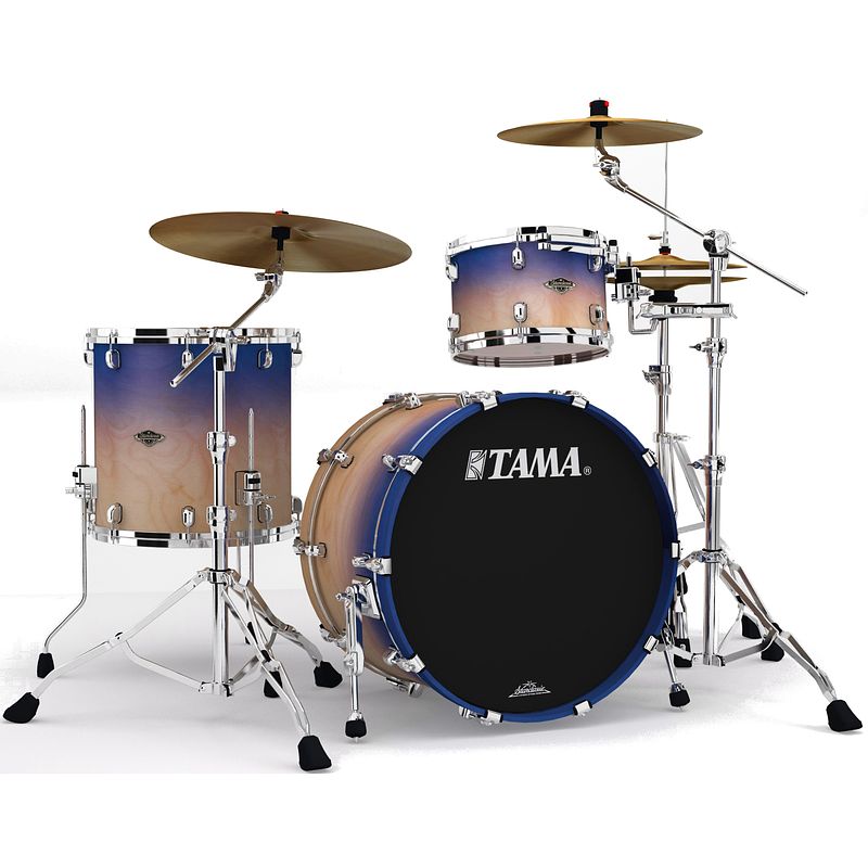 Foto van Tama wbs32rzs-saf starclassic w/b satin purple atmosphere fade 3d. shellset