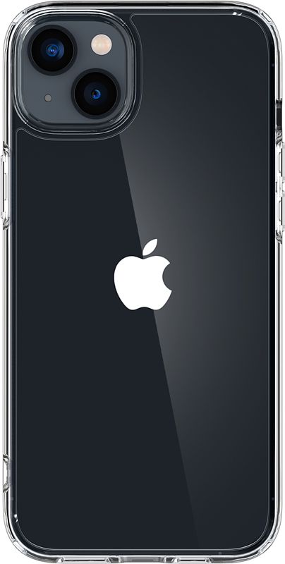 Foto van Spigen ultra hybrid apple iphone 14 plus back cover transparant