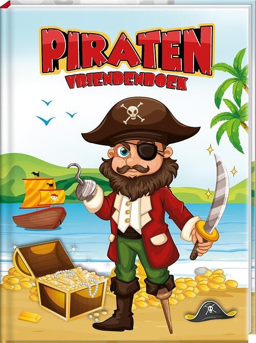 Foto van Vriendenboek - piraten - hardcover (9789464324624)