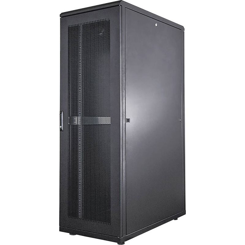 Foto van Intellinet 713306 19 inch serverkast (b x h x d) 600 x 2057 x 1000 mm 42 he zwart (ral 9005)