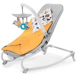 Foto van Kinderkraft - wipstoel - schommelstoel - felio - stone - 45 x 66 x 66 cm - 3 kg - geel