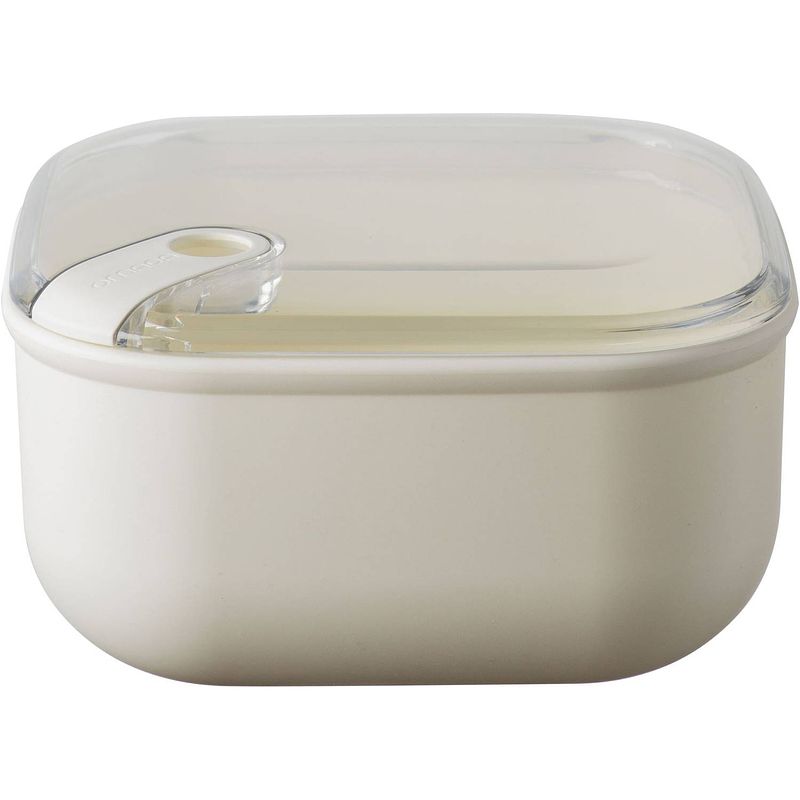 Foto van Omada - lunchbox, vierkant, beige, 2 l - omada pull box