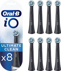 Foto van Oral-b io ultimate clean zwart met kleurindicator (8 stuks)