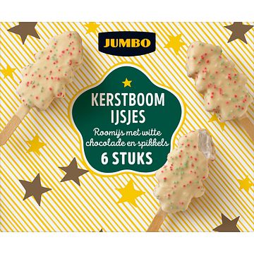 Foto van Jumbo kerstboom ijsjes 6 stuks