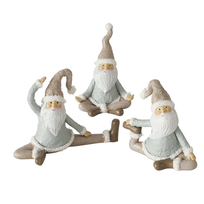 Foto van Beeld paulito yoga santa h11cm polyresin