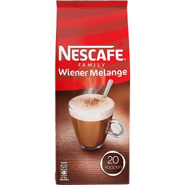 Foto van Nescafe wiener melange family oploskoffie 20 koppen 280g bij jumbo