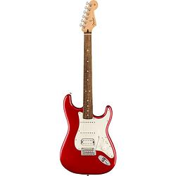 Foto van Fender player stratocaster hss pf candy apple red elektrische gitaar