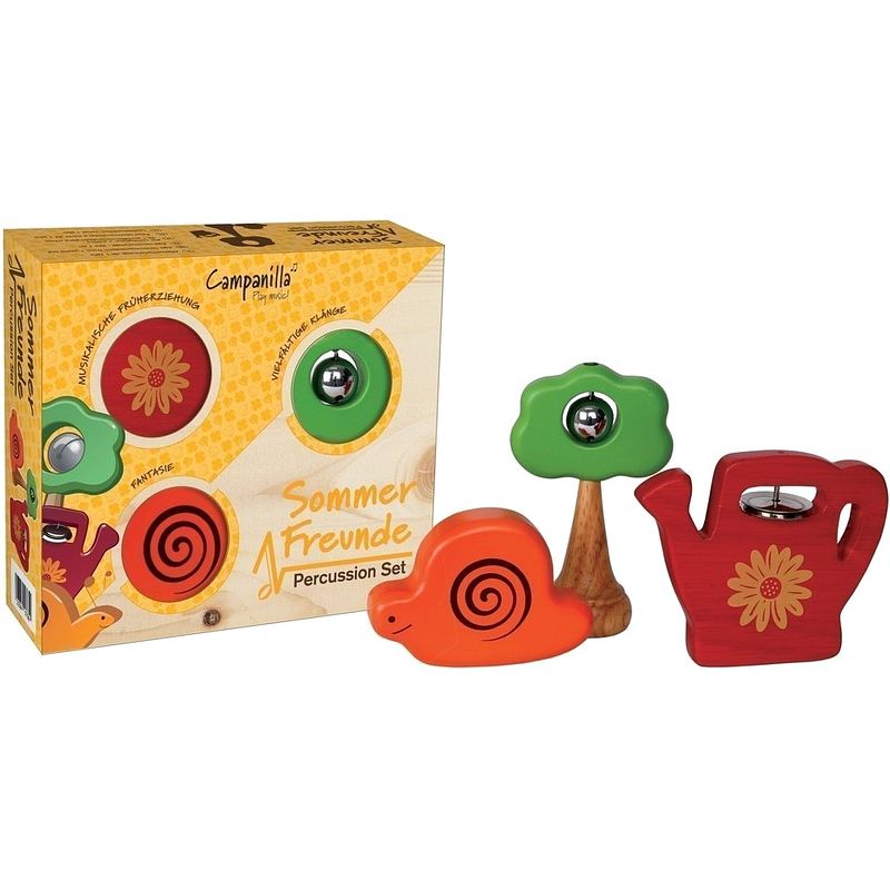 Foto van Gewa kids campanilla zomervriendjes 3-delige percussieset