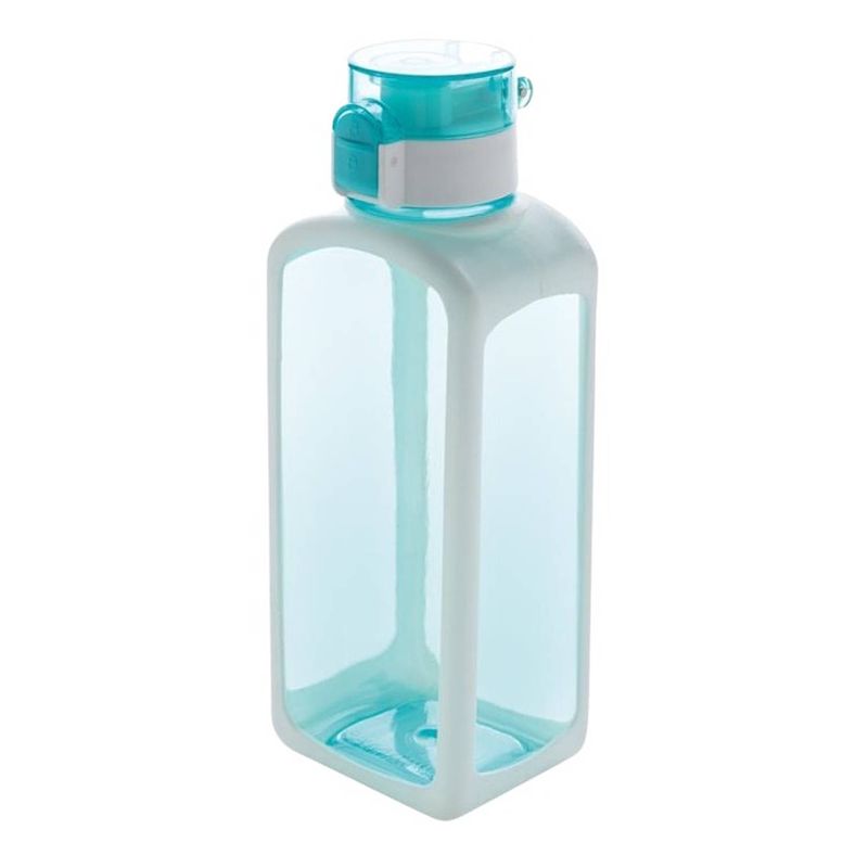 Foto van Xd xclusive drinkfles met slot 600 ml siliconen turquoise