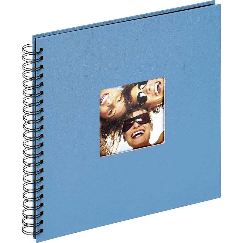 Foto van Walther+ design sa-110-u ringbandalbum (b x h) 30 cm x 30 cm blauw 50 bladzijden