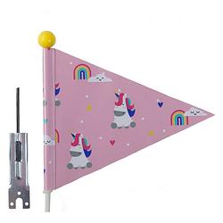 Foto van Pexkids beveiligingsvlag pexkids unicorn pink met eenhoornprint
