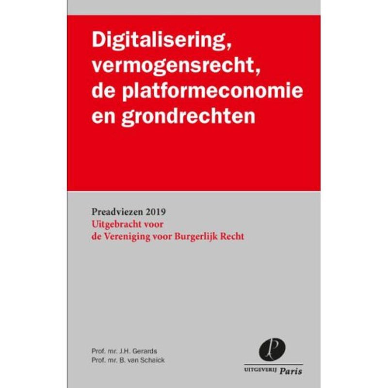 Foto van Digitalisering, vermogensrecht,