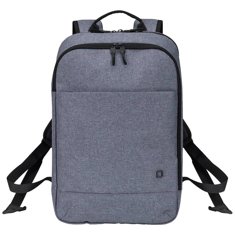 Foto van Dicota backpack eco slim motion laptoprugzak geschikt voor max. (laptop): 35,8 cm (14,1) denim, blauw