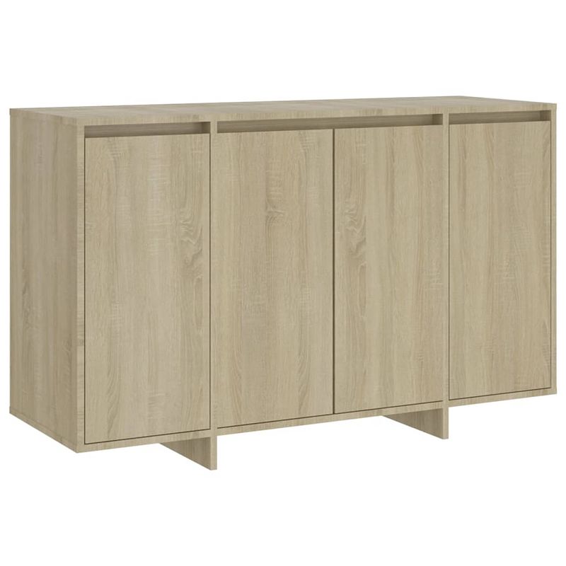 Foto van Vidaxl dressoir 120x41x75 cm spaanplaat sonoma eikenkleurig