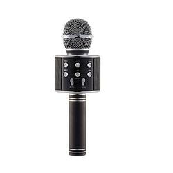 Foto van Ibello draadloze karaoke microfoon zwart