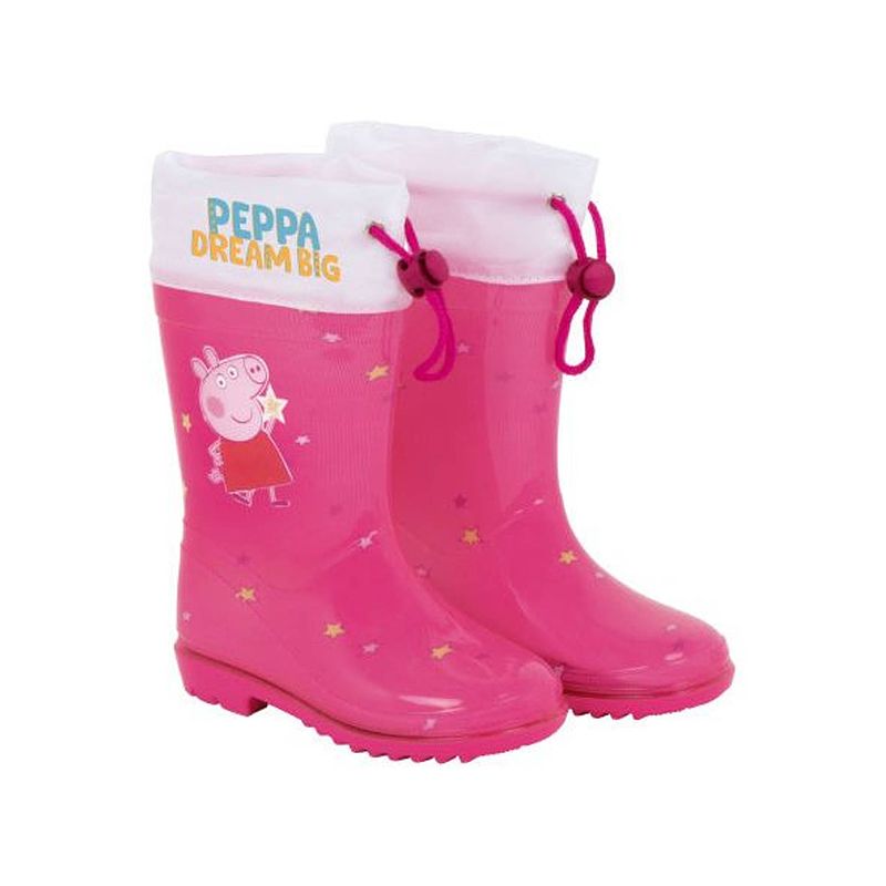 Foto van Regenlaarzen peppa pig dream big meisjes pvc roze/wit maat 32