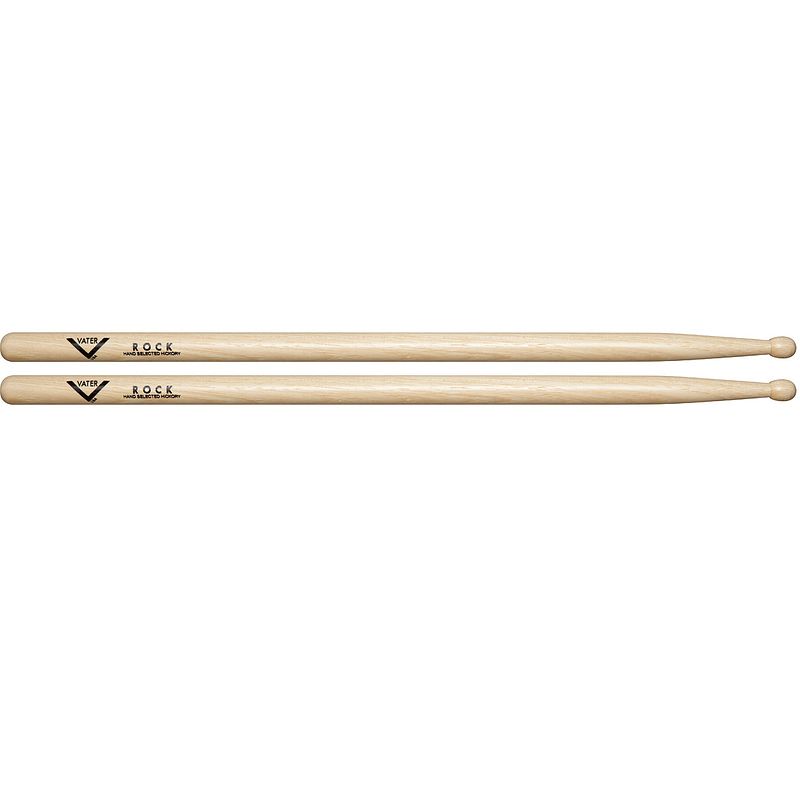 Foto van Vater vhrw hickory rock drumstokken met houten tip